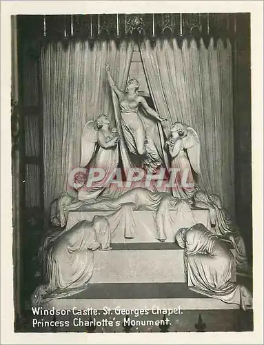 Cartes postales Windsor Castle St Georges Chapel Princess Charlotte's Monument
