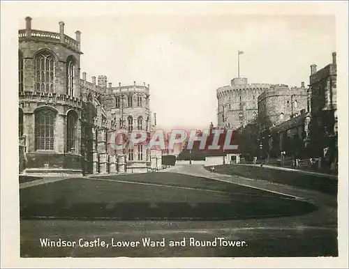 Ansichtskarte AK Windsor Castle Lower Ward and Round Tower