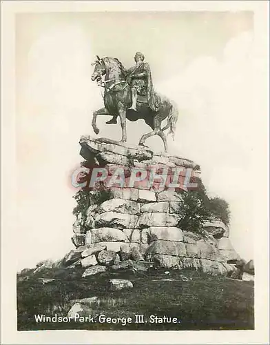Cartes postales Windsor Park George III Statue