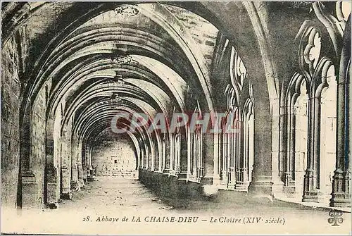 Ansichtskarte AK Abbaye de La Chaise Dieu Le Cloitre