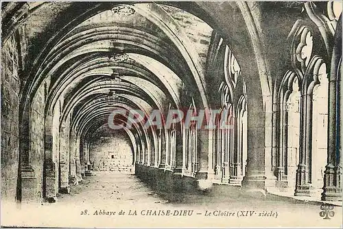 Cartes postales Abbaye de La Chaise Dieu Le Cloitre
