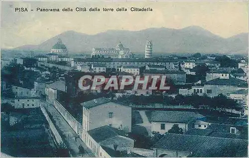 Ansichtskarte AK Pisa Panorama della Citta dalla torre della Cittadella