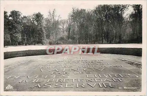 Cartes postales Compiegne Rethondes Dalle de l'Armistice