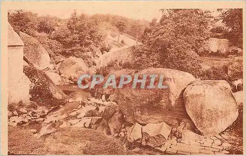 Cartes postales Huelgoat Finistere Entree du Chaos au Moulin