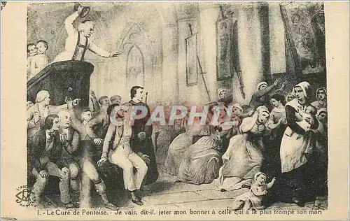 Cartes postales Le Cure de Pontoise Je vais