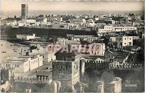 Cartes postales moderne Rabat Quartier de la Tour Hassan vu des Oudaias