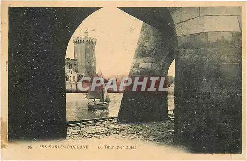 Cartes postales Les Sables d'Olonne La Tour d'Arundel Bateau