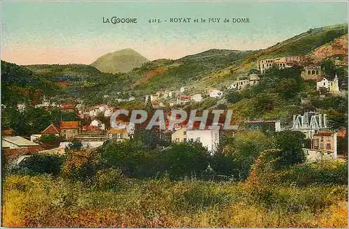 Cartes postales La Cigogne Royat et le Puy de Dome