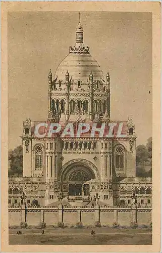 Cartes postales La Basilique de Lisieux Le Proid Facade et Dome