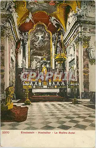 Cartes postales Einsiedein Hochaltar Le Maitre Autel
