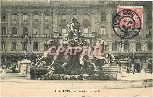 Cartes postales Lyon Fontaine Bartholdi