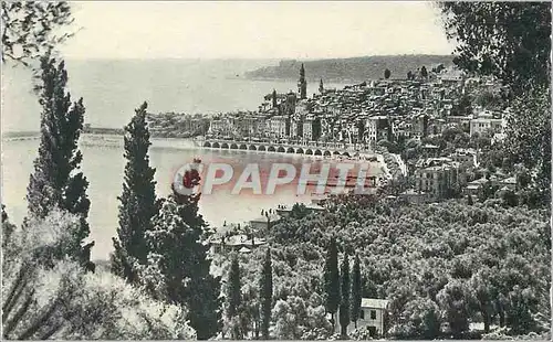 Cartes postales Menton Vue generale