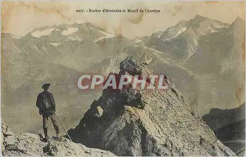 Cartes postales Rocher d'Arrondaz et Massif de Chaviere