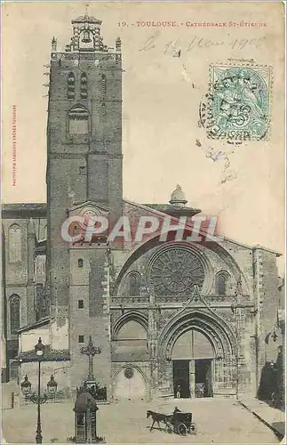 Ansichtskarte AK Toulouse Cathedrale St Etienne