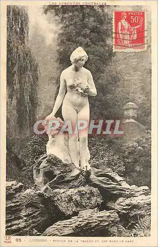 Cartes postales Luchon Statue de la Vallee de Lys dans le Parc