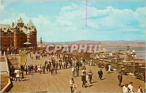 Cartes postales moderne La Terrasse Dufferin rendez vous des Quebecois et des visiteurs du Monde entier Quebec Canada