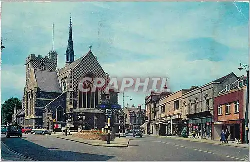 Cartes postales moderne Barnet High Street Wood Street with the Parish Church of St John the Baptist