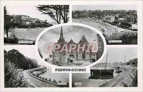 Cartes postales moderne Perros Guirec Plage de Trestriguel Trestraou