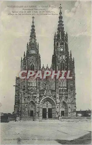 Ansichtskarte AK Notre Dame de l'Epine Grand Portail Monument historique