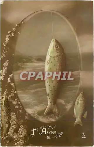 Cartes postales Avril  Poisson