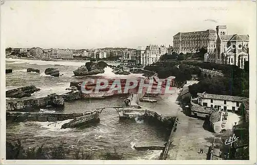 Cartes postales Pyrenees Ocean Biarritz Pont des Pecheurs