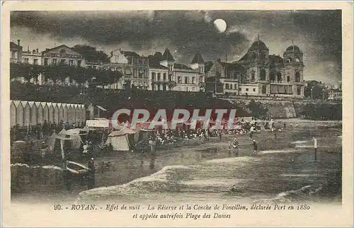 Cartes postales Royan Effet de nuil La Reserve et la Conche de Foncillon