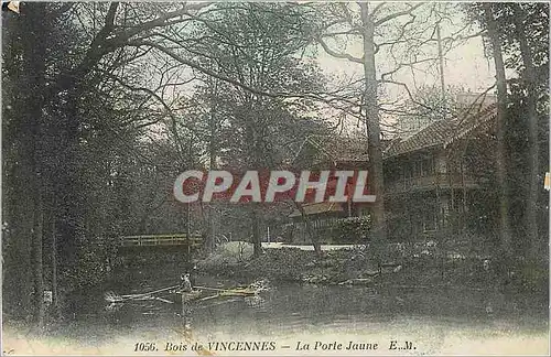 Cartes postales Bois de Vincennes La Porte Jaune