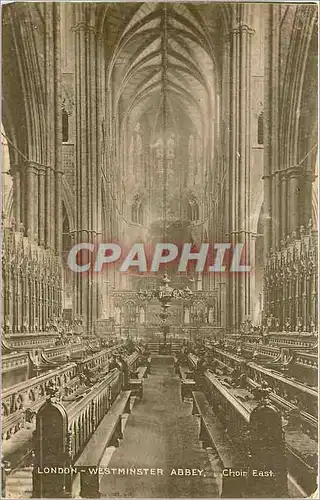 Cartes postales London Westminster Abbey Choir East