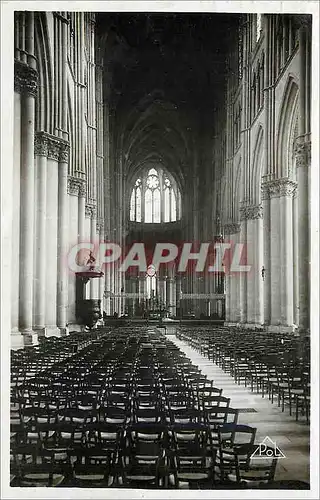 Cartes postales moderne Reims La Cathedrale Le Choeur et la Nef