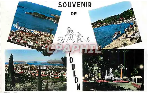 Moderne Karte Souvenir de Toulon