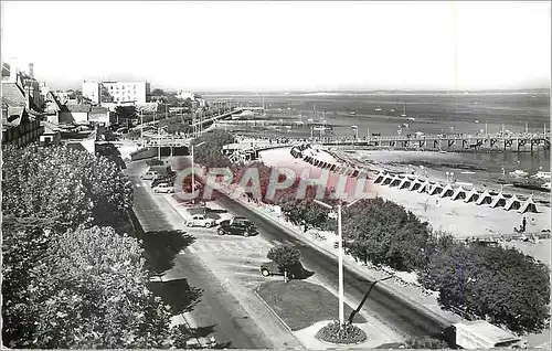 Moderne Karte Arcachon Cote d'Argent La Plage