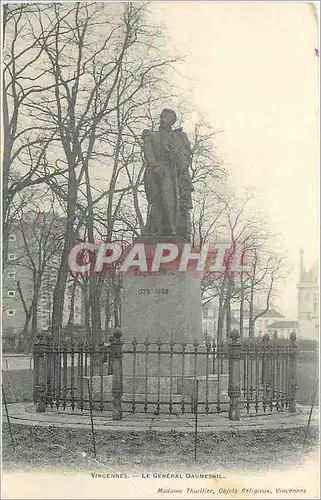 Cartes postales moderne Vincennes Le General Daumesnil