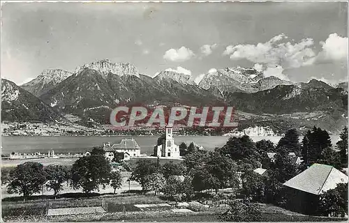 Cartes postales moderne Lac d'Annecy Sevrier Panorama sur les Dents de Lanfon et la Tournette