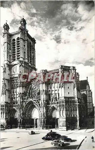 Moderne Karte Troyes Aube Cathedrale St Pierre