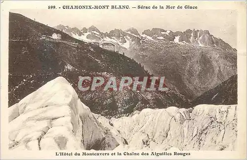 Cartes postales moderne Chamonix Mont Blanc Serac de la Mer de Glace