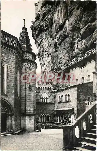 Cartes postales moderne Rocamadour La Chapelle St Jean et le Rocher