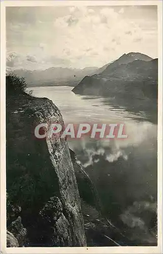 Cartes postales moderne Lac du Bourget Rocher de la Chambotte et Dent du Chat
