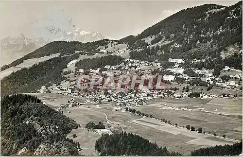 Cartes postales moderne Leysin et les Alpes de Savoie vus d'Avion