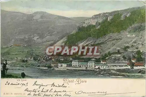 Cartes postales Le Gare Mont Dore