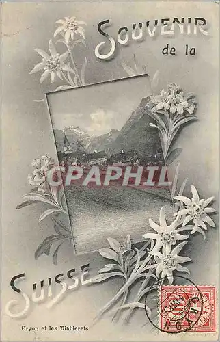 Cartes postales Souvenir de la Suisse Gryon et les Diablerets