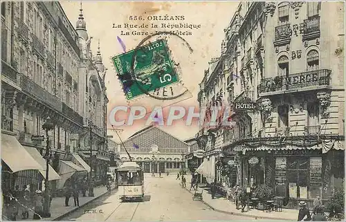 Cartes postales Orleans La Rue de la Republique