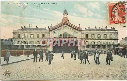 Cartes postales Amiens La Gare du Nord