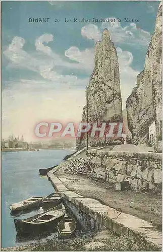 Cartes postales Dinant Le Rocher Bayard et la Meuse