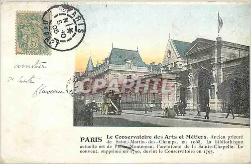 Cartes postales Paris Le Conservatoire des Arts et Metiers