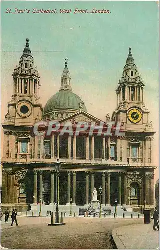 Ansichtskarte AK St Paul Cathedral West Front London