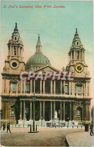Cartes postales St Paul Cathedral West Front London