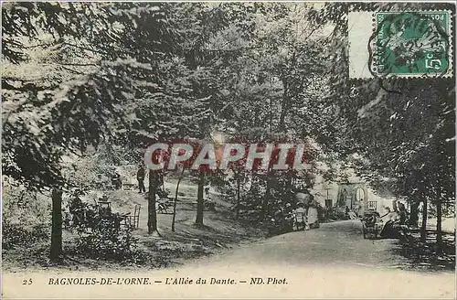 Ansichtskarte AK Bagnoles de l'Orne L'Allee du Dante