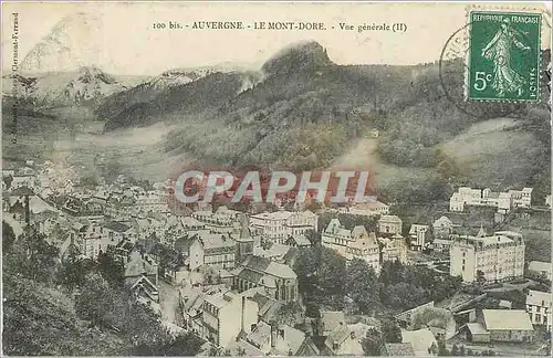 Ansichtskarte AK Auvergne Le Mont Dore Vue generale