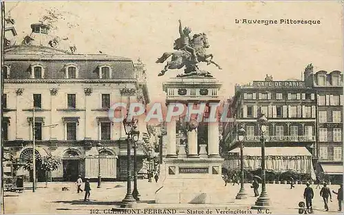 Cartes postales Clermont Ferrand Statue de Vercingetorix