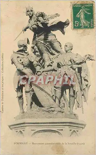 Cartes postales Formigny Monument commemoratif de la bataille